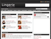 Tablet Screenshot of lingeriemagazine.net